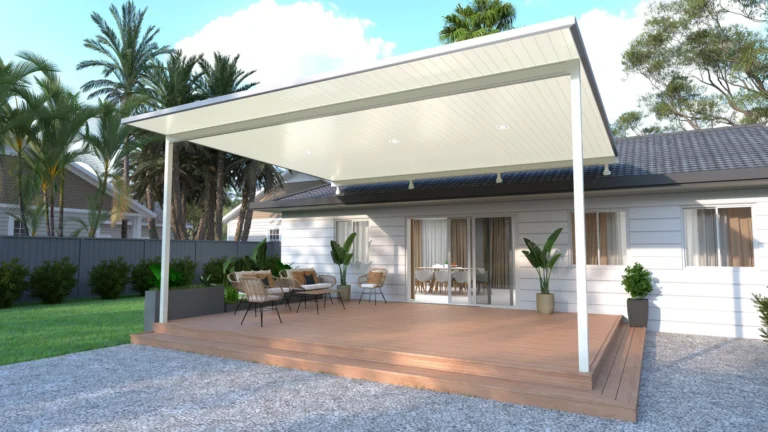 (V-Groove) Attached Insulated Patio - Flyover LR
